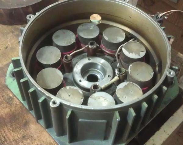 Статор електродвигуна постоянного тока ДПУ240-1100-3-Д41-09 фрезерного верстата 6Е75ПФ1